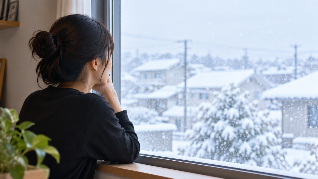 朝の不安を手放すきっかけになった雪の日の朝